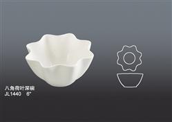八角荷葉深碗