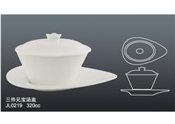 JL0219三 件 元 寶 湯盅
