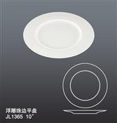 JL1365浮雕珠邊平盤