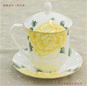 超薄蓋杯(黃花)