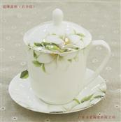 超薄蓋杯(百合花)